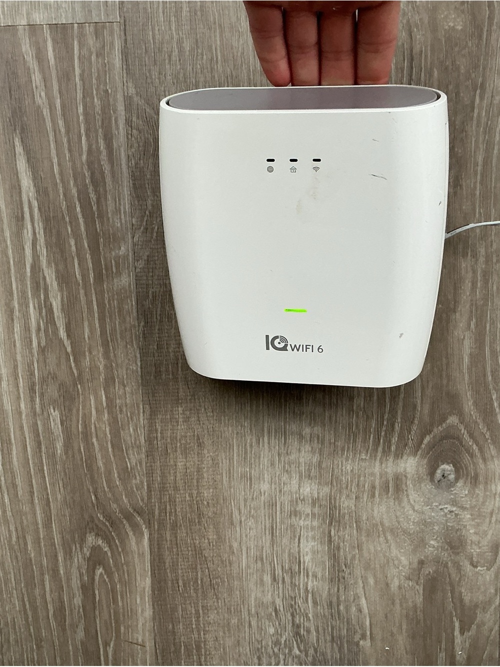 WIFI 6 White Wireless Mesh Router - Dual-Band WiFi 6